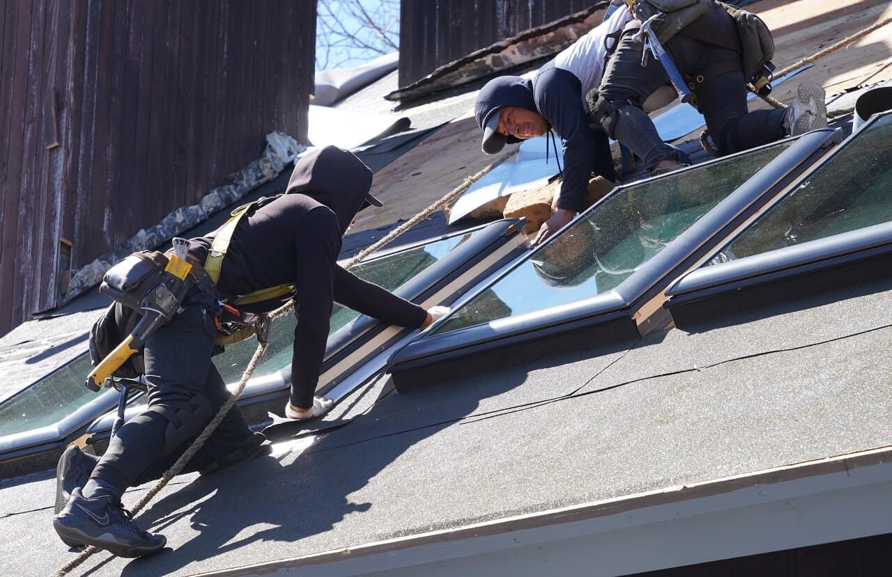 skylight installation